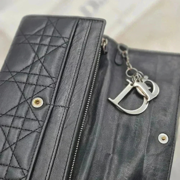 Dior  Lambskin Cannage Long Wallet - Picture 10 of 16